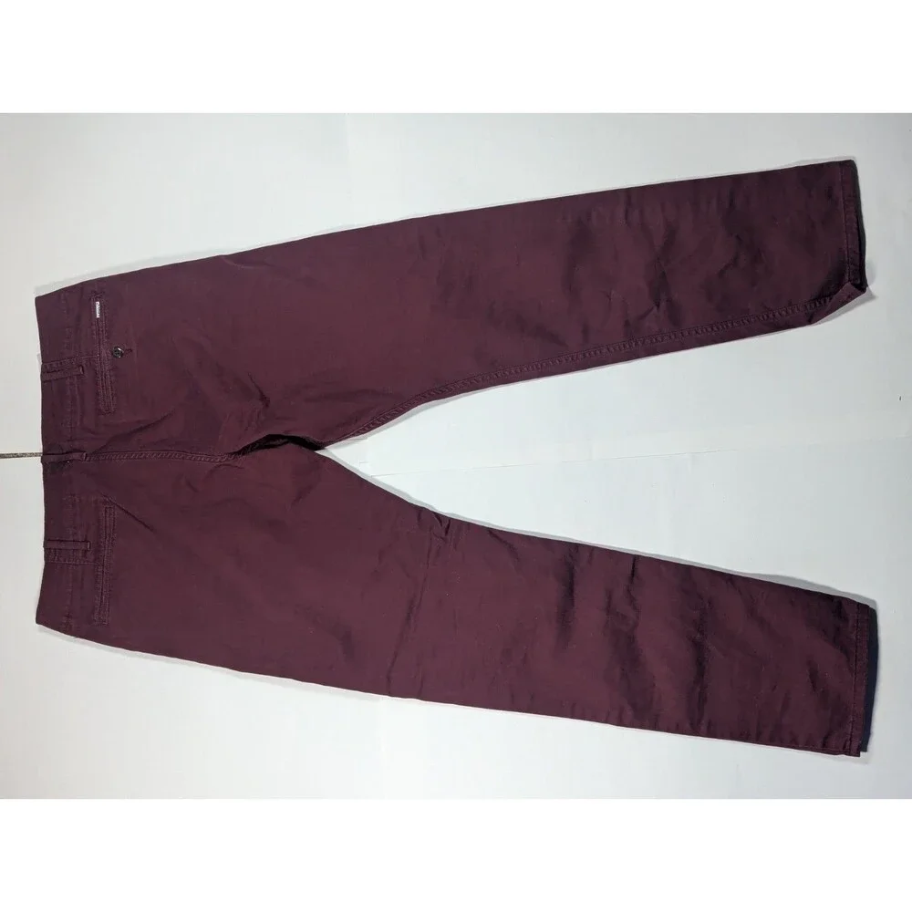 Levi Jeans 34x32 Plum Cotton Pants Straight Leg 34x32